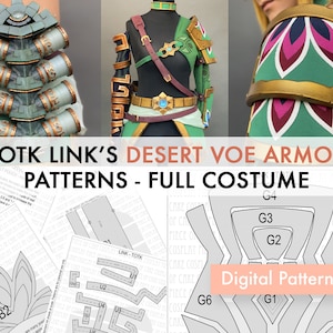 Desert Voe set from Tears of the Kingdom - PATTERN & 3D FILES - full costume -Link Zelda cosplay armor