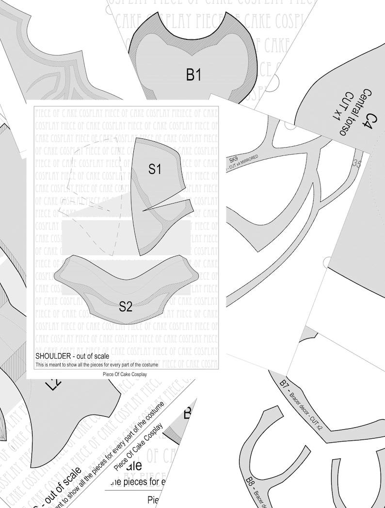 Shadow Ranger FULL ARMOR Pattern | Stealth Fantasy Armor | LARP ...
