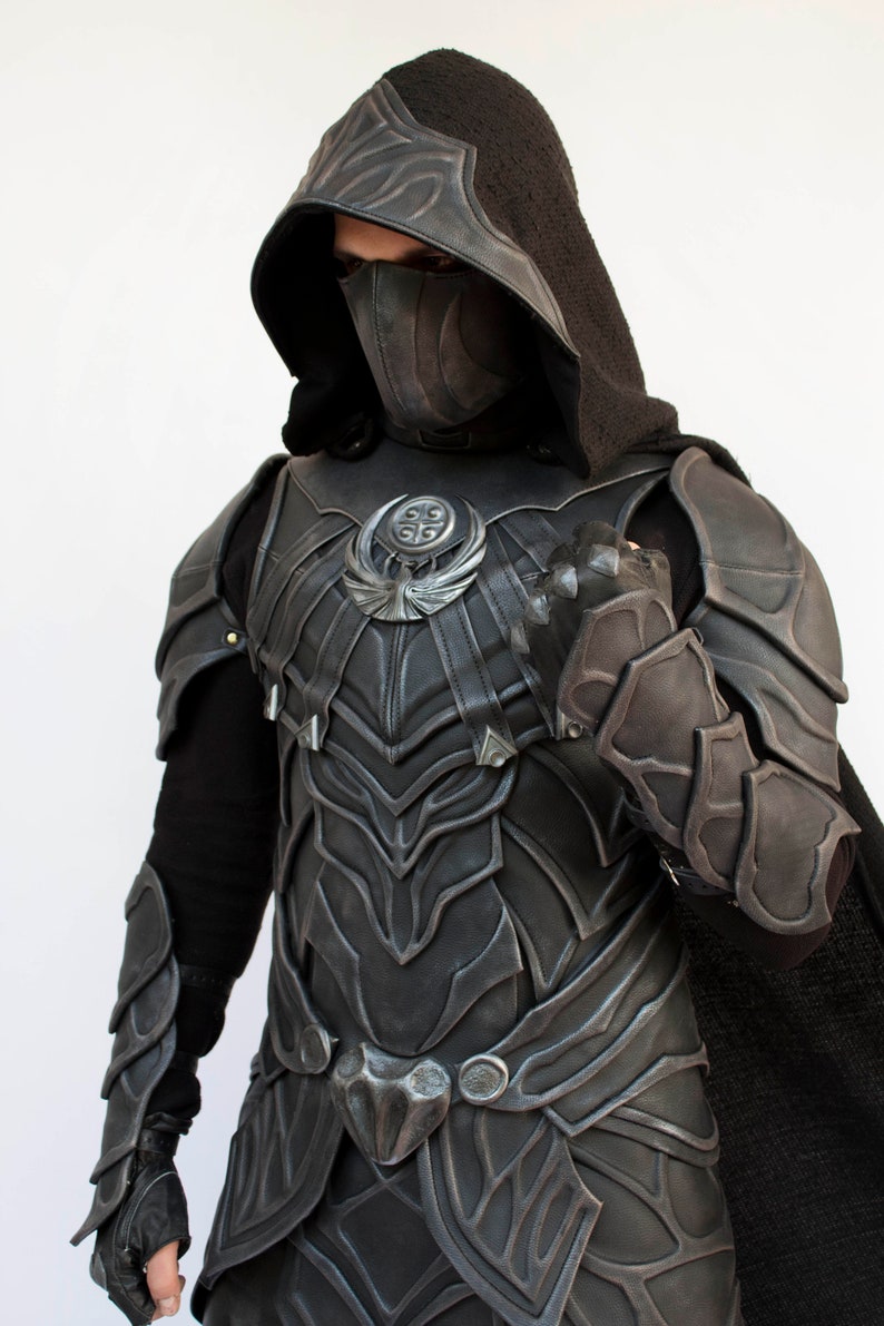 HALF PAYMENT Male Nightingale Skyrim Armor Cosplay Halloween | Etsy