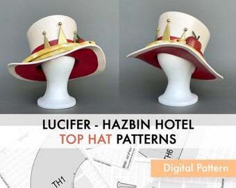 Il cappello di Lucifero dell'Hazbin Hotel - PATTERN