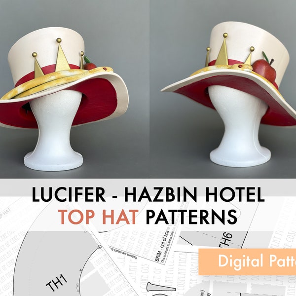Il cappello di Lucifero dell'Hazbin Hotel - SCHEMA