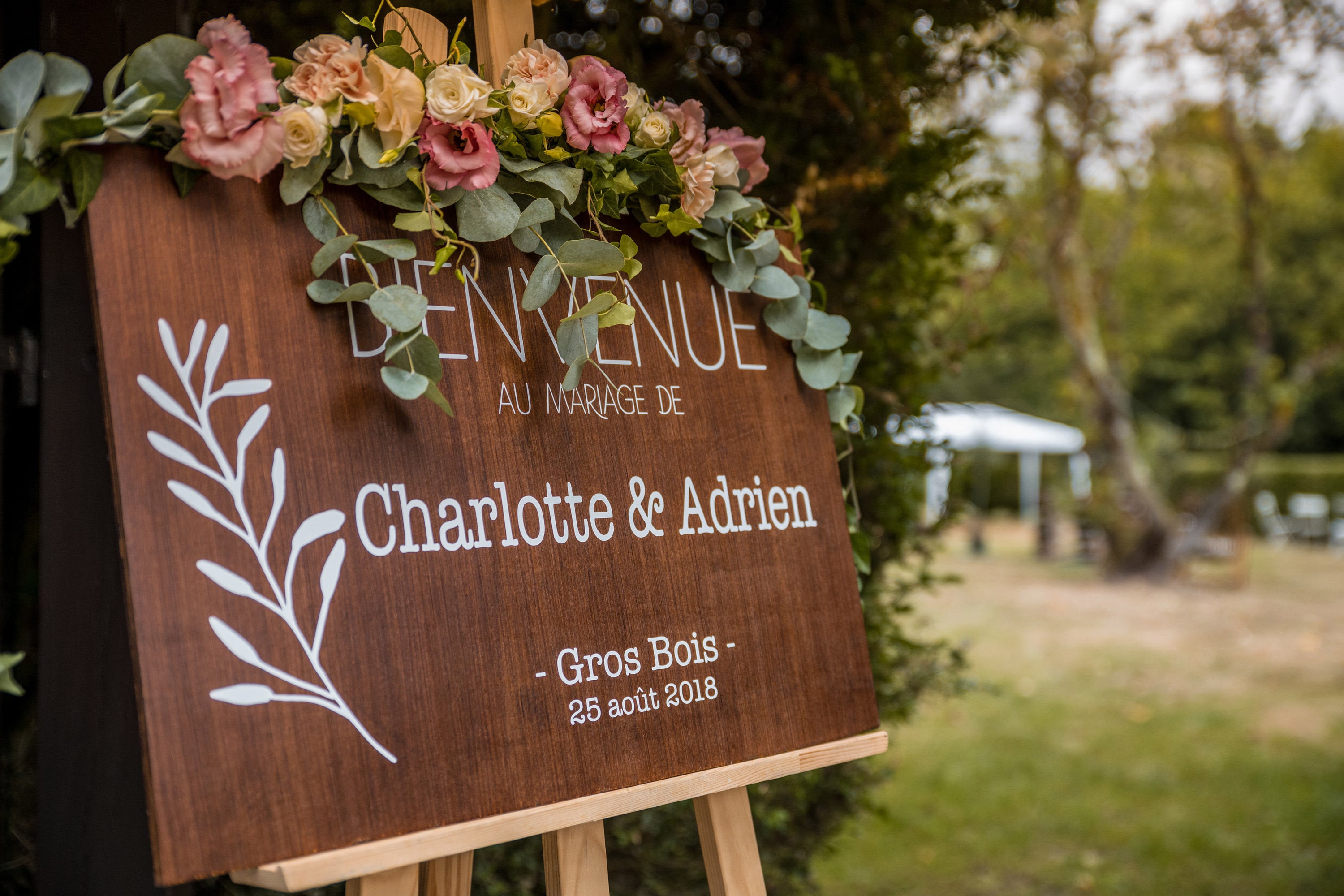 Panneau de bienvenue en bois personnalisé pour votre mariage - Etsy France