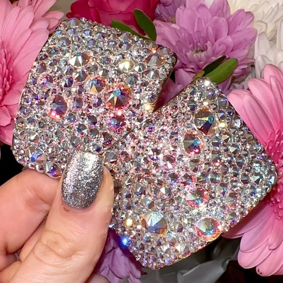 Handmade 'Universe' AB Crystal Chaos Heavy Irish Dance Buckles (Made With Luxury Crystal)