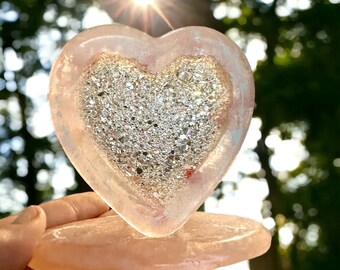 “Diamond” heart decoration