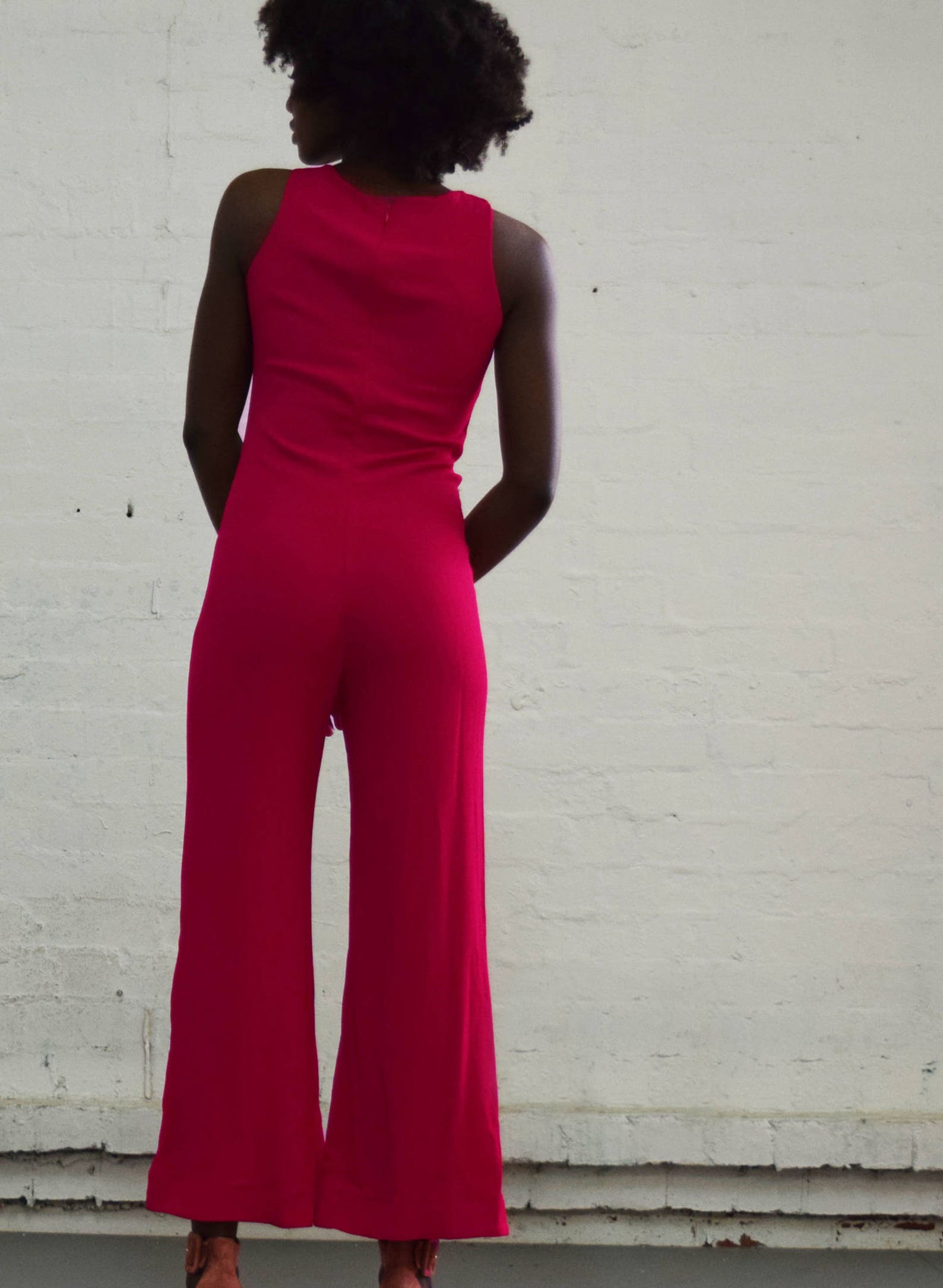 Paloma // Wide Leg Jumpsuit Pattern. Palazzo Jumpsuit for Beginner