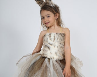 Robe tutu, costume de loup, un déguisement enfant pour Halloween, le carnaval  ou en cadeau anniversaire