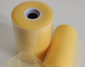 Tulle jaune, tulle souple en rouleau 90 mètres ou à la coupe, 2 tons de jaune au choix, Halloween, déguisements, tutus danse, anniversaire