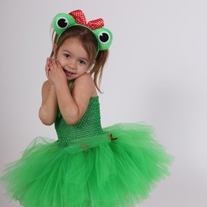 Frog costume, crocodile costume, tutu dress, baby and child, carnival, Halloween birthda, Christmas gift.Frog costume for girl and baby