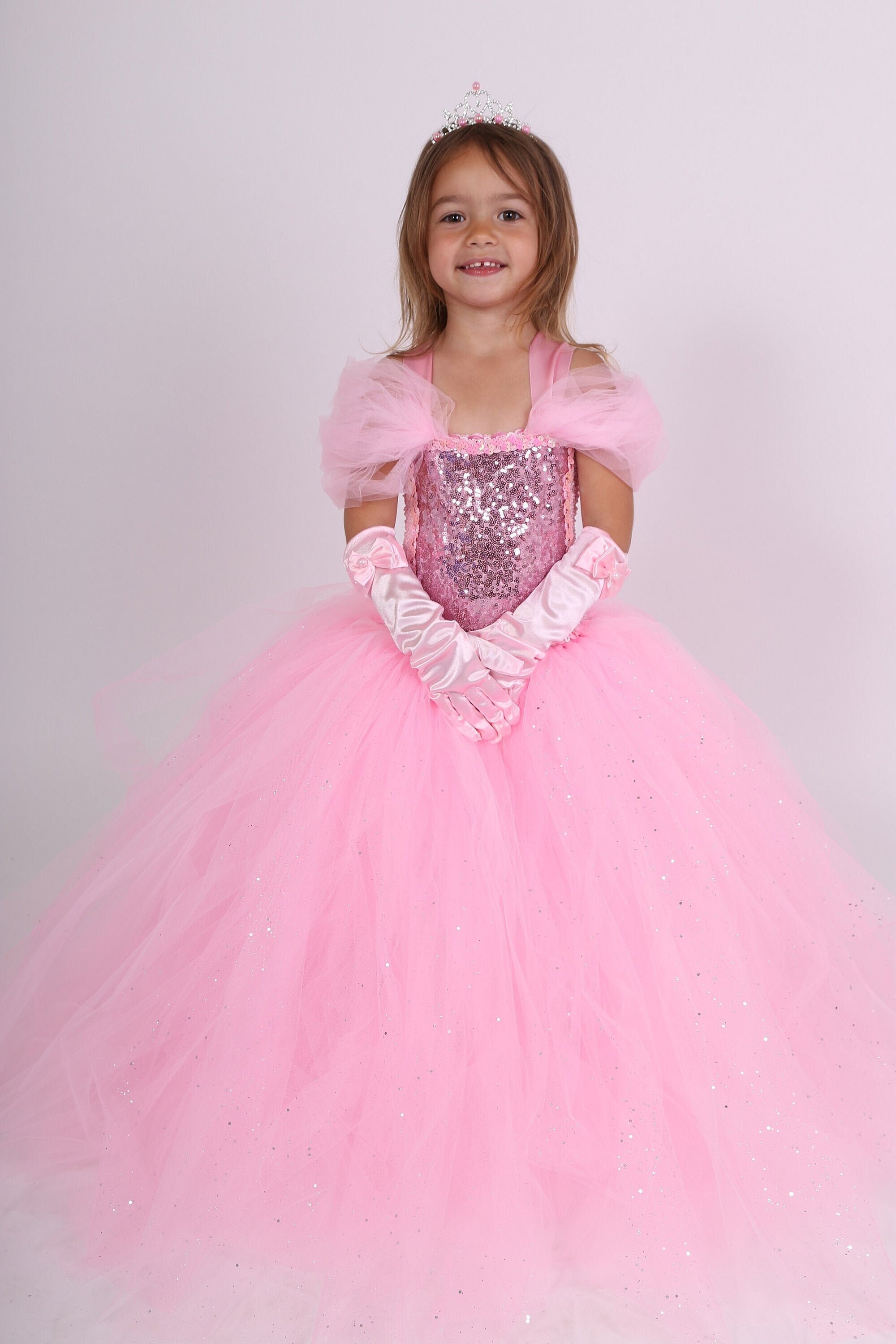 Robe Tutu Princesse Pour Bébé Fille – Avec Bandeau Minnie à Pois – Pour Anniversaire, Danse, Fête Ou Déguisement (tailles 12 Mois à 6 Ans)
