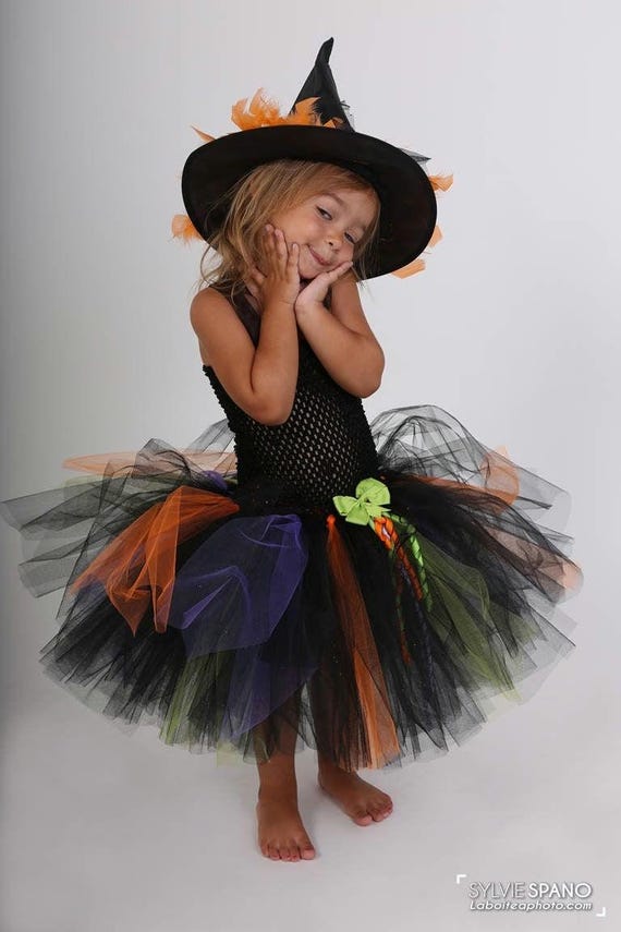 Vestido de tutu de bruja disfraz de carnaval nina bebe vestido de tul negro suave y corpino de ganchillo elastico Halloween cumpleanos Etsy Mexico