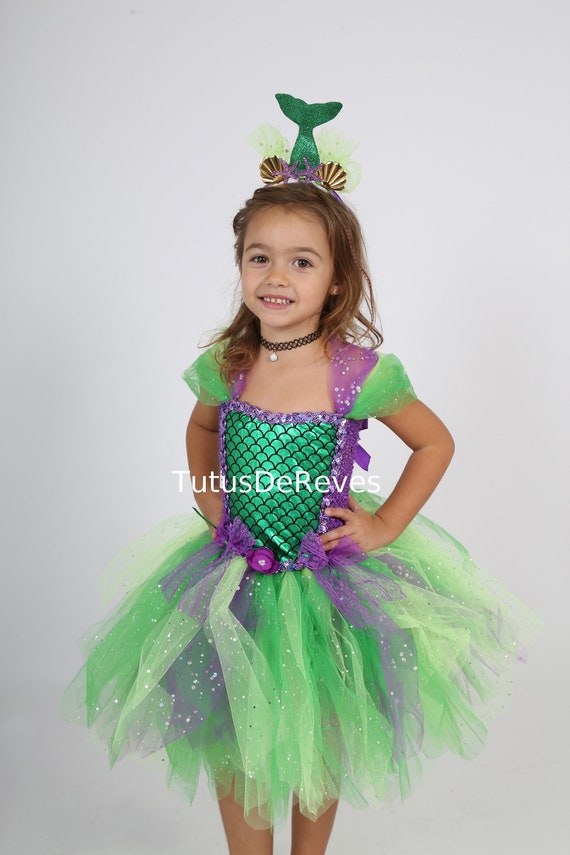 disfraz de la sirenita ariel con tutu