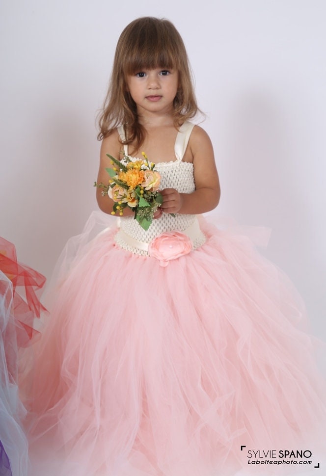 Tutu top rose poudré