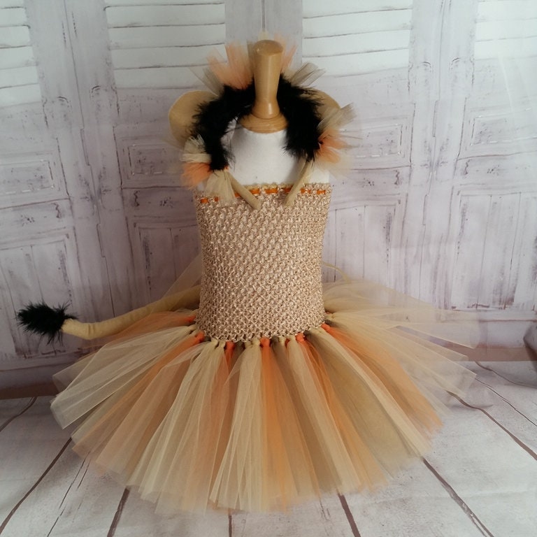 Disfraz de león para bebé y niña vestido tutú - Etsy México Disfraz de león para bebé y niña vestido tutú - Etsy México