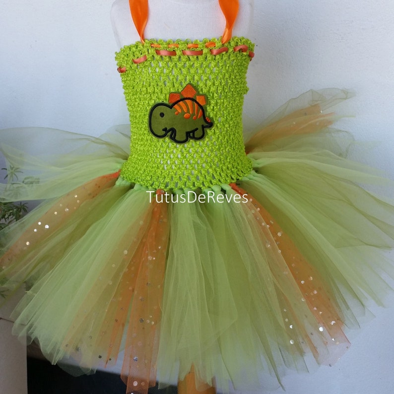 Robe Tutu Dinosaure Costume Fille Dinosaure Bebe Etsy