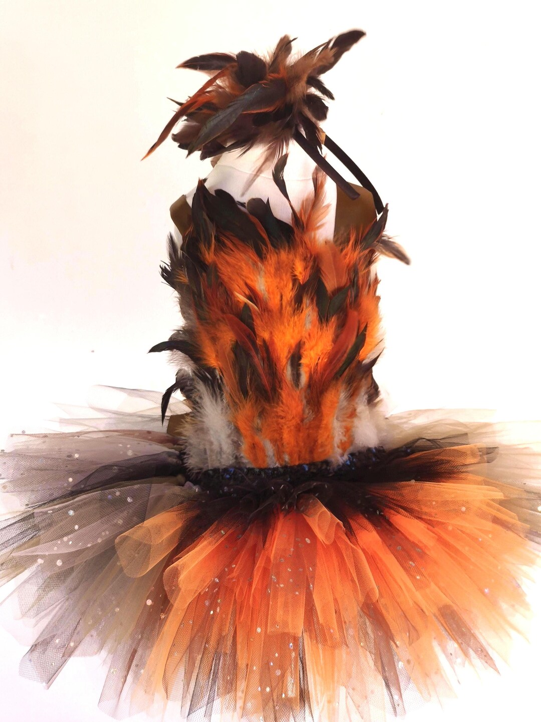 Tutu Robi Bird Tutu Dress, Robin, Costume for Children Aged 1 to 10 Years ...