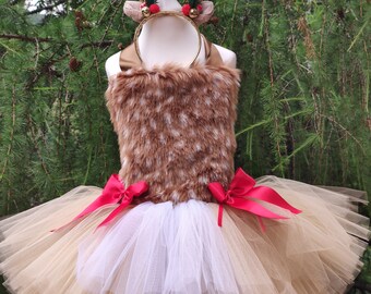 Fun Shack Baby Deer Costume For Toddlers - Christmas Reindeer Costume With Hood & Antlers, Sizes 1-4 Years - View #6
