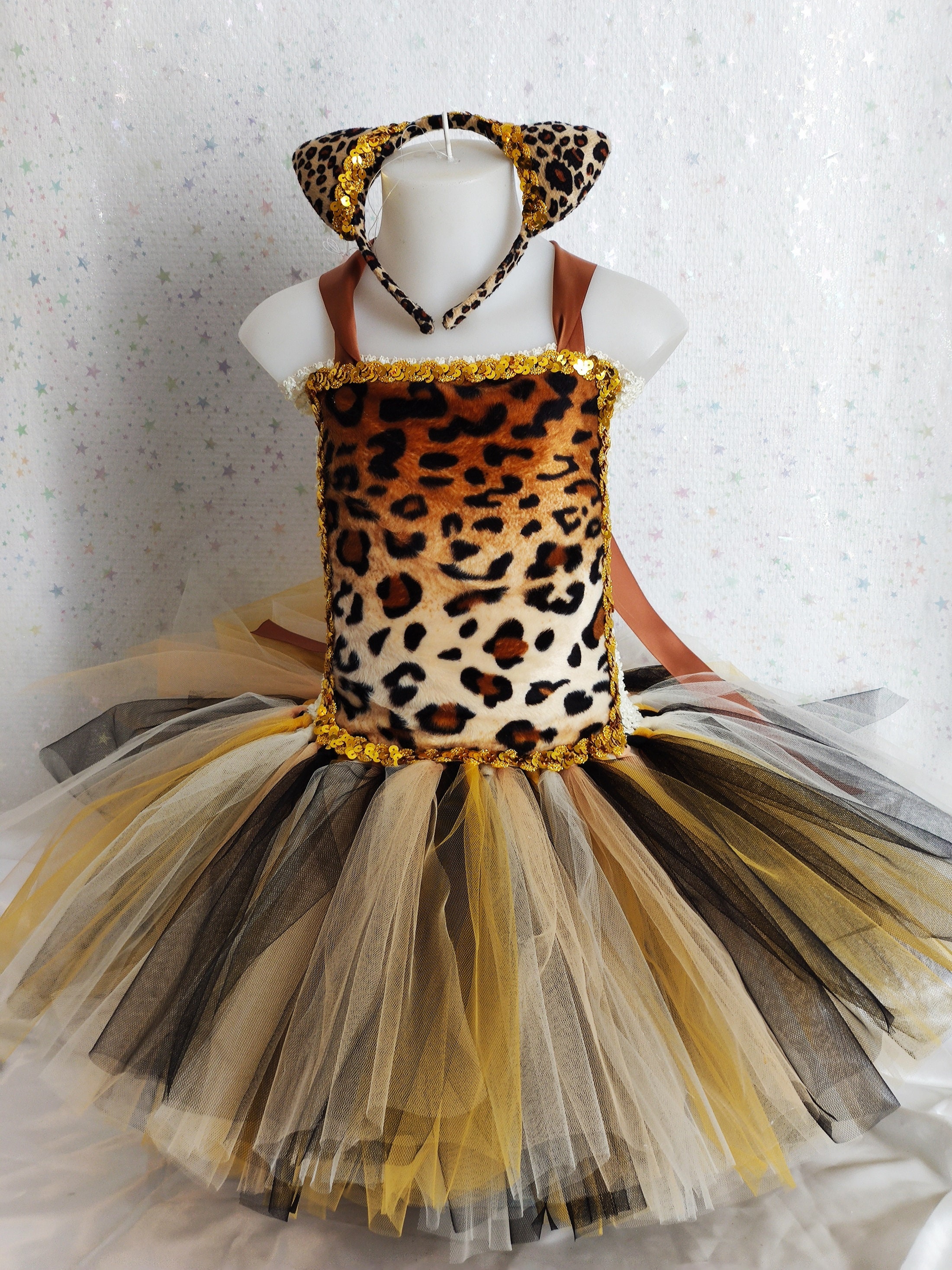 leopard tutu dress
