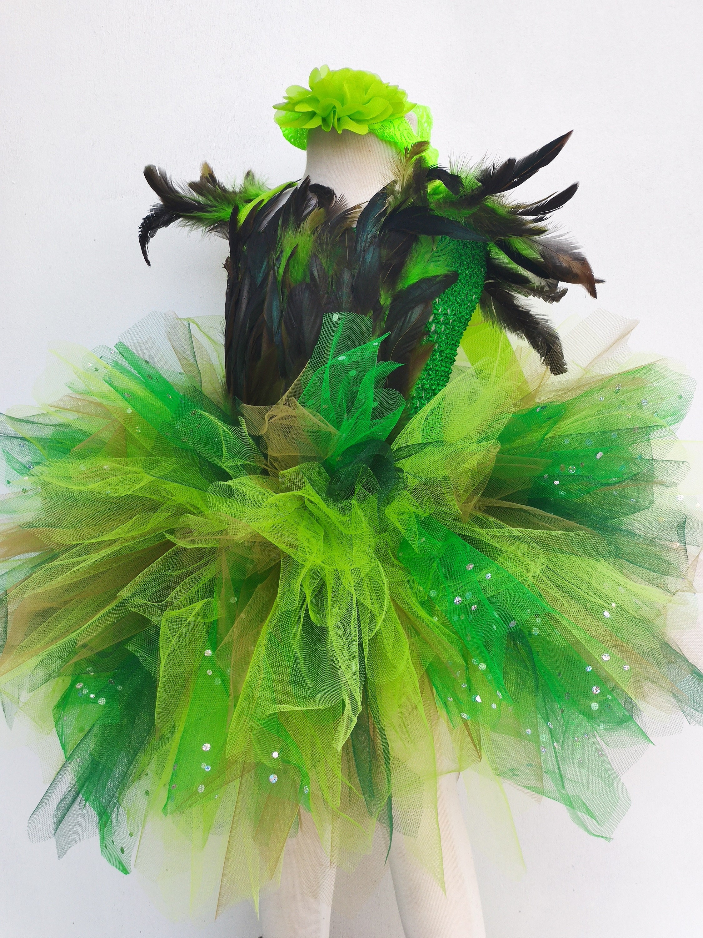 green bird dress Pista Green Party Wear Heavy Embroidered Georgette Gown main image 0