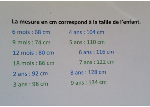 Taille pied 6 2025 mois