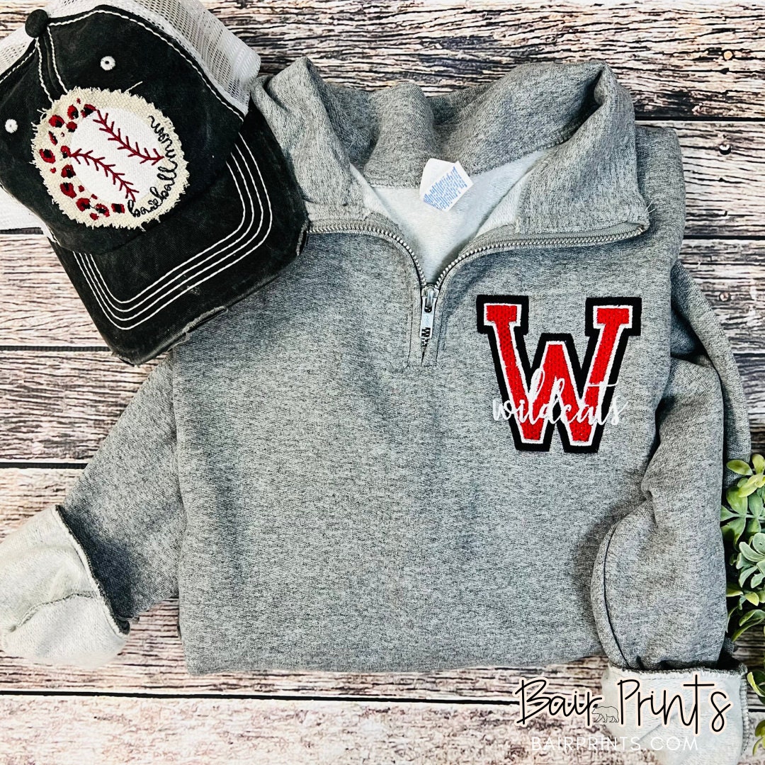 Custom School Spirit Pullover. Teacher Quarter Zip Pullover. Mascot Shirt. Mom Game Day Shirt. Personalized School Pullover. Teacher Gift.