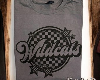 Checker Mascot T-Shirt. Custom School Spirit Shirt. Teacher Team Shirt. Gift for Coach. Game Day T-Shirt. Trendy Spirit Sweatshirt.