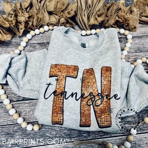 Tennessee Shirt. Tennessee Sparkle Shirt. TN Home Shirt.