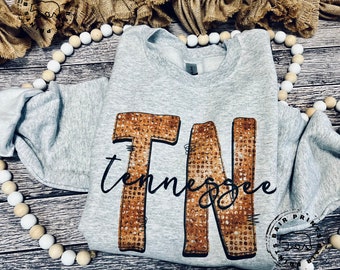 Tennessee Shirt. Tennessee Sparkle Shirt. TN Home Shirt.