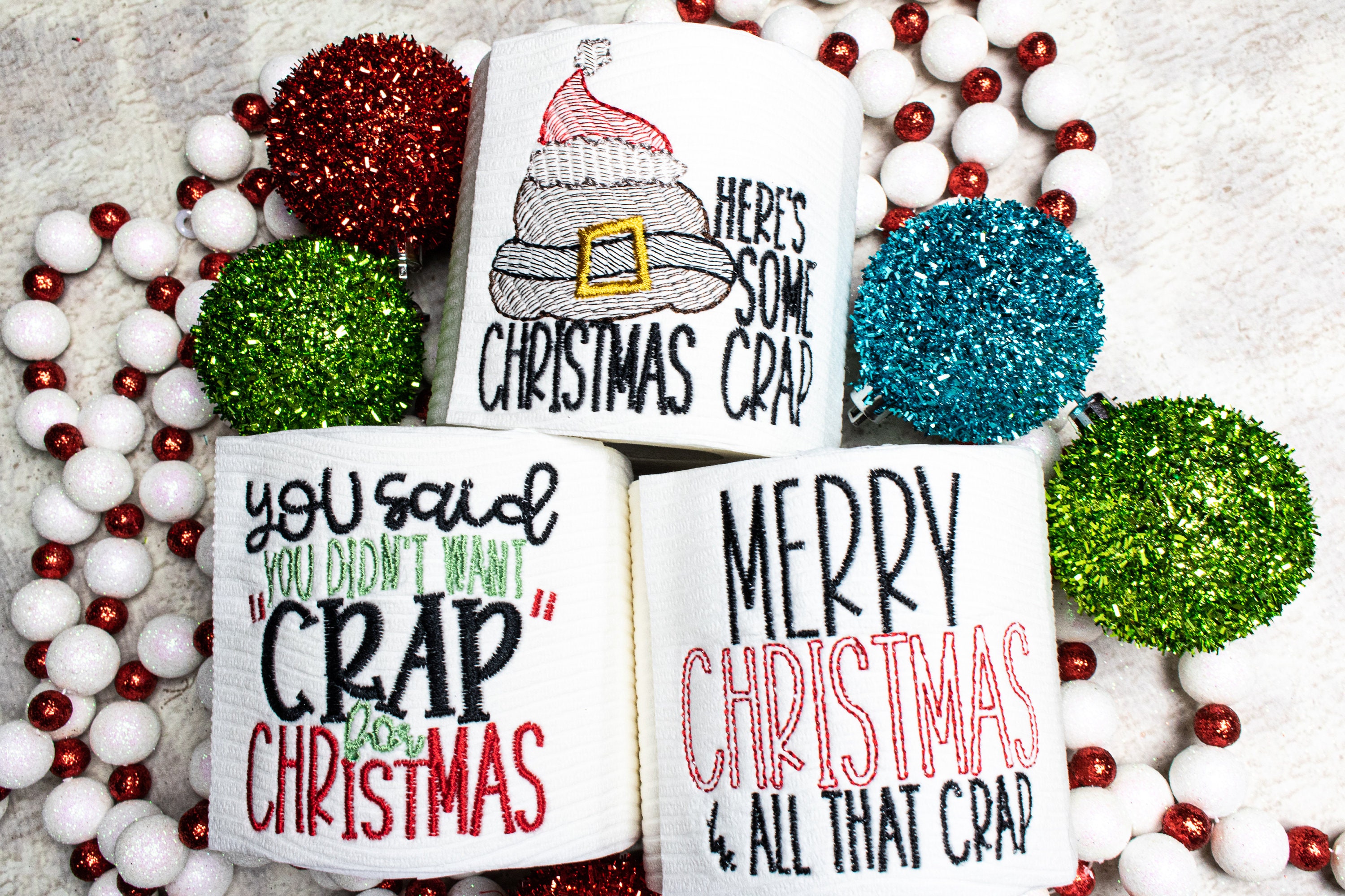 Funny Christmas Toilet Paper. Personalized Toilet Paper. Joke Etsy
