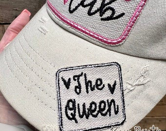 Queen Embroidered Patch.