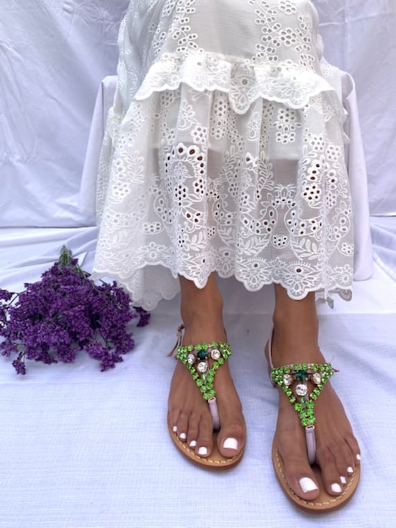 lilac ladies sandals
