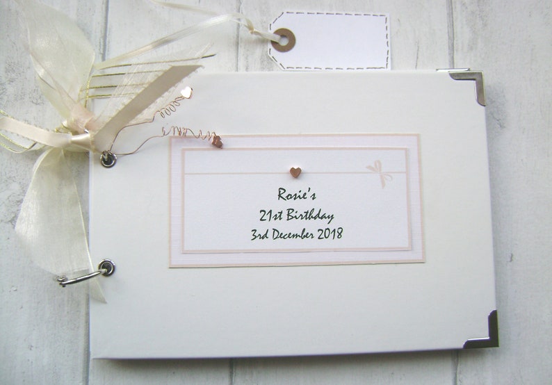 GUEST BOOK MEMORY MULTI USE GIFT.I LOVE YOU PERSONALISED A5 SIZE PHOTO ALBUM 21CM X 15CM SCRAPBOOK