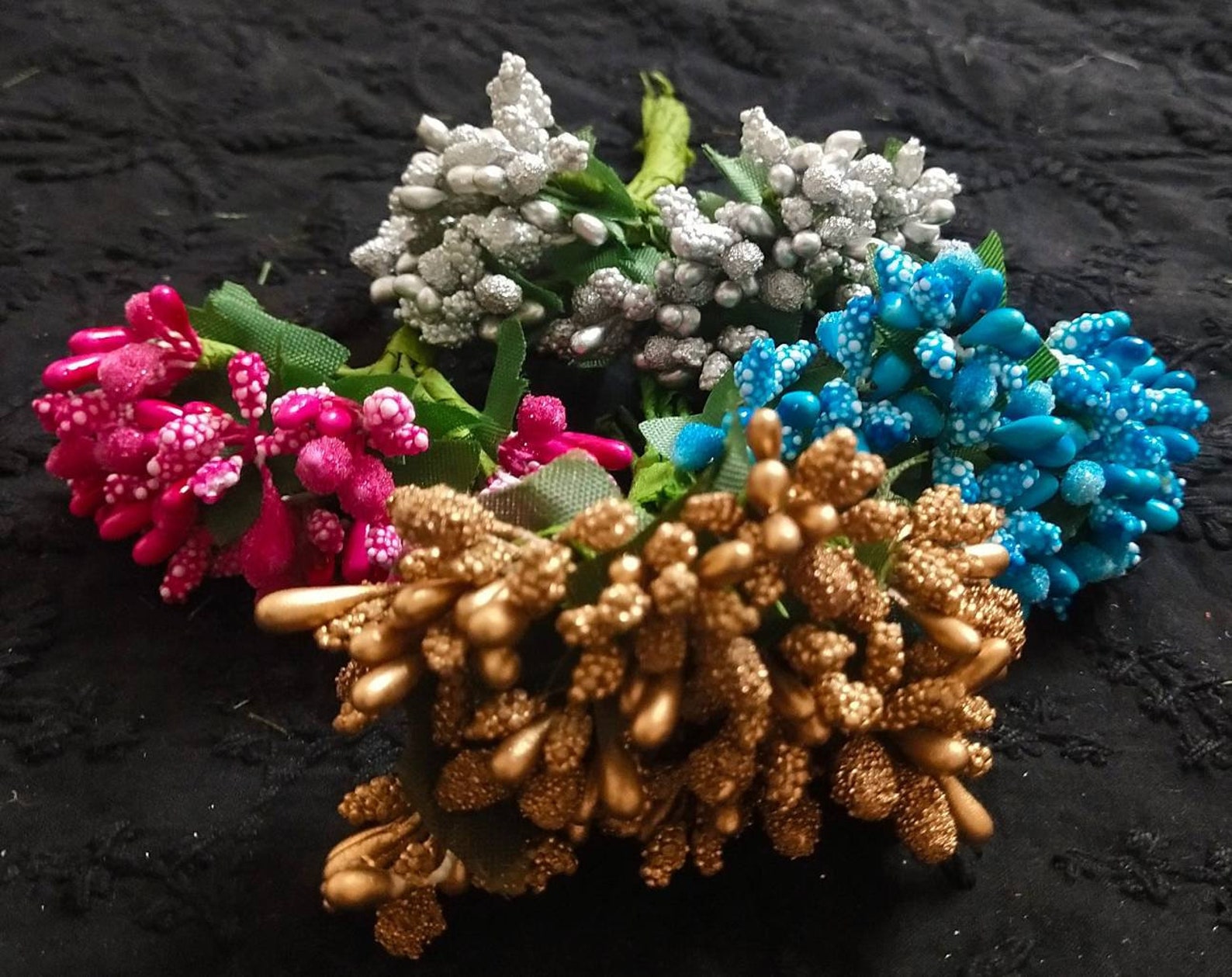 Artificial Pollen flowers.. Wedding Bridal shower Hat making Etsy