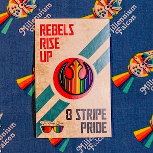 Star Wars Rebel Alliance Inspired Pride Pins! | Star Wars-Inspired Enamel Pin Merchandise to Celebrate Pride