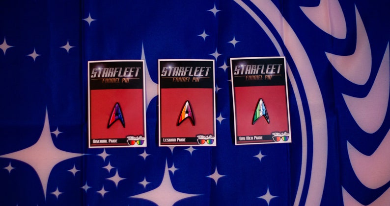 Starfleet Insignia Pride Flag Pins image 5