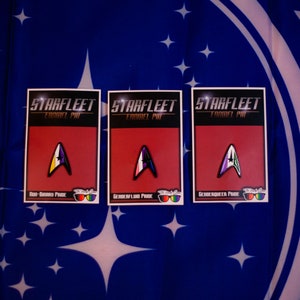 Starfleet Insignia Pride Flag Pins image 6