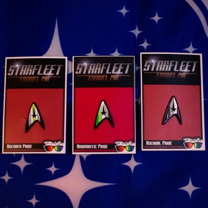 Starfleet Insignia Pride Flag Pins image 7