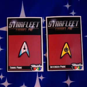 Starfleet Insignia Pride Flag Pins image 4