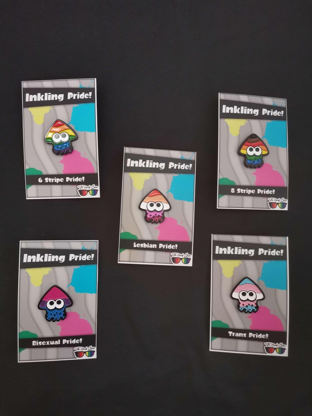 Splatoon Octoling Pin Inkling Pride Inspired Splatoon Enamel Pin | LBTQ+ Enamel Pride Pin for ...