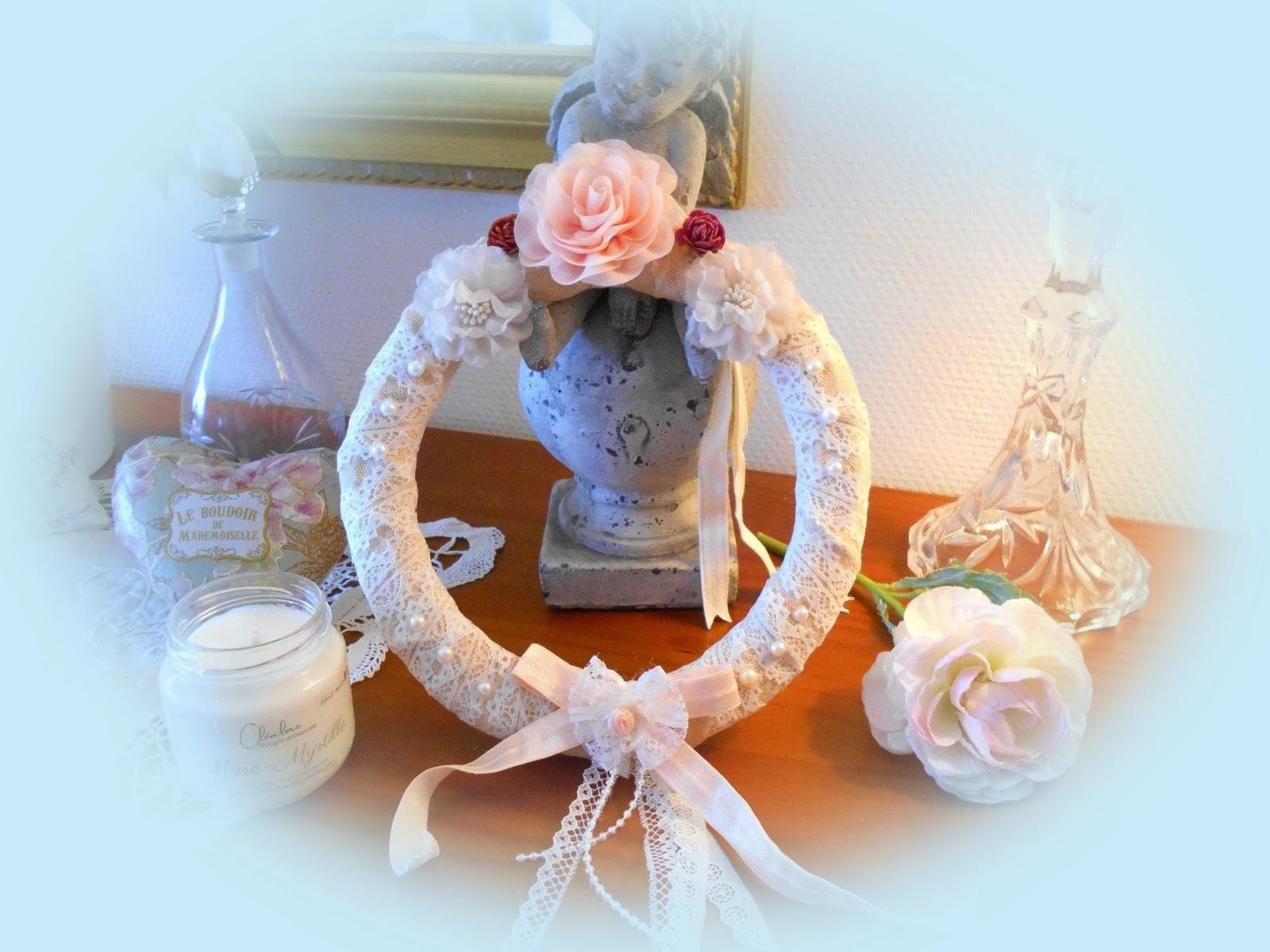 Couronne de Style Shabby Chic /Romantique