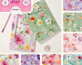 Summer Floral Pattern, Floral Seamless Patterns, Watercolor Floral Patterns, Spring Watercolor, Pink Floral Print, Botanical Patterns
