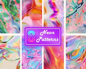 Liquid Ink Pattern Iridescent Abstract Wave Background Liquid Bubble Paper Alcohol Ink Painting Holographic Background Marble Patterns