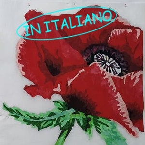 PDF Art Quilt Pattern "Papavero 2"