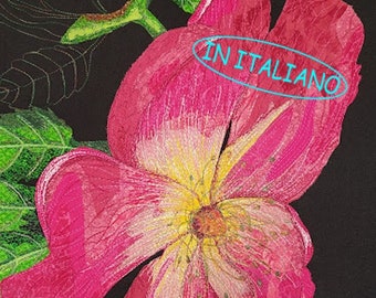 PDF Art Quilt Pattern "Rosa alpina"