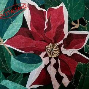 PDF Art Quilt Pattern "Clematis"