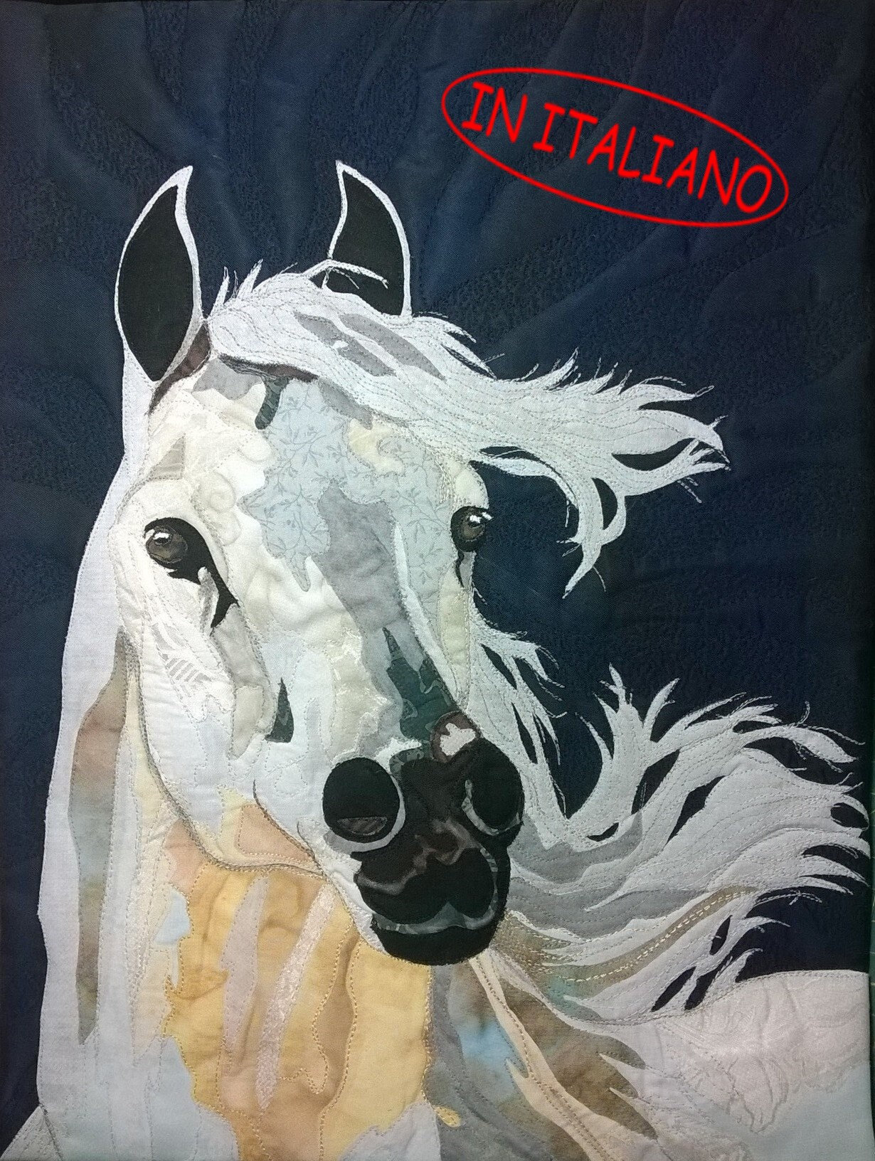 PDF Art Quilt Pattern "Purebred Arabian"