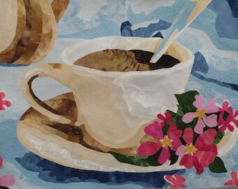 PDF Art Quilt Pattern &quot;Coffee Time&quot;