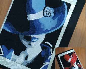 PDF Art Quilt Pattern &quot;Woman in&quot;