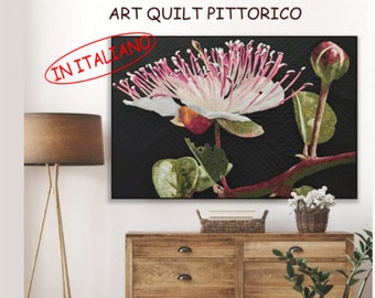 eBook Art Quilt Pittorico Pattern - "Fiore di Cappero"