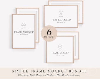 Frame Mockup Bundle, Mockup Frame, Poster Mockup, Digital Frame Mockup, Psd, Frame Mock Up, Wooden Frame Mockup, Movable Frames