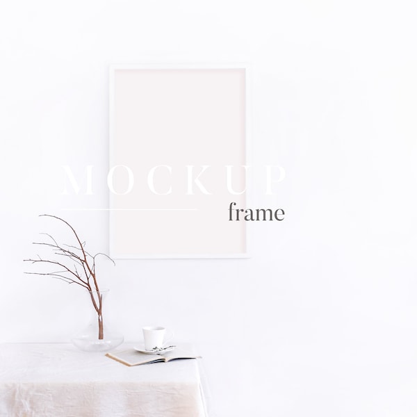 White Frame Mockup, Mockup Frame, Poster Mockup, Frame Mock Up, Stock Photos, Digital Frame Mockup, Minimalist Mockup, Frame Mockup